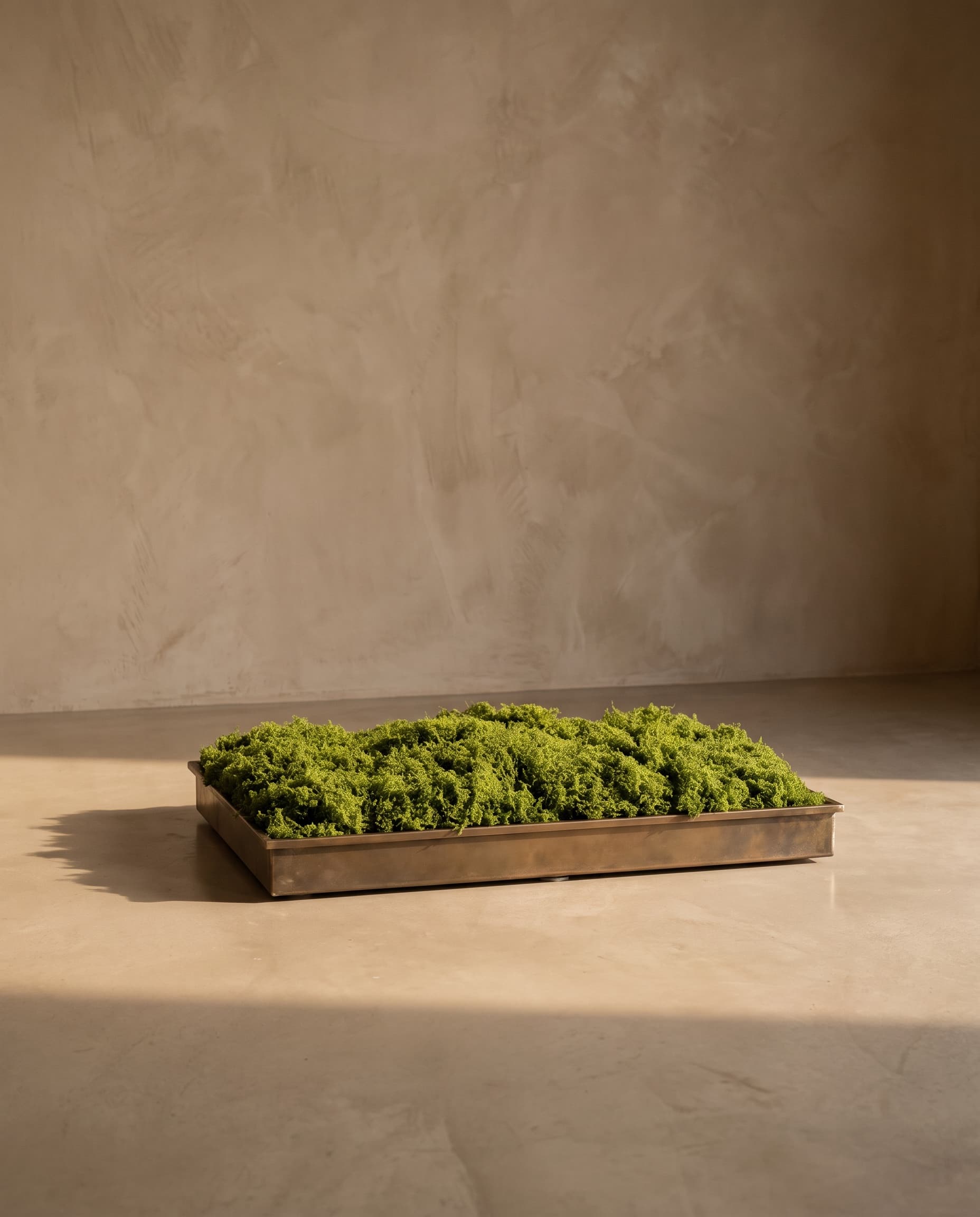 The Moss rug on fabric basis 1* · 1m